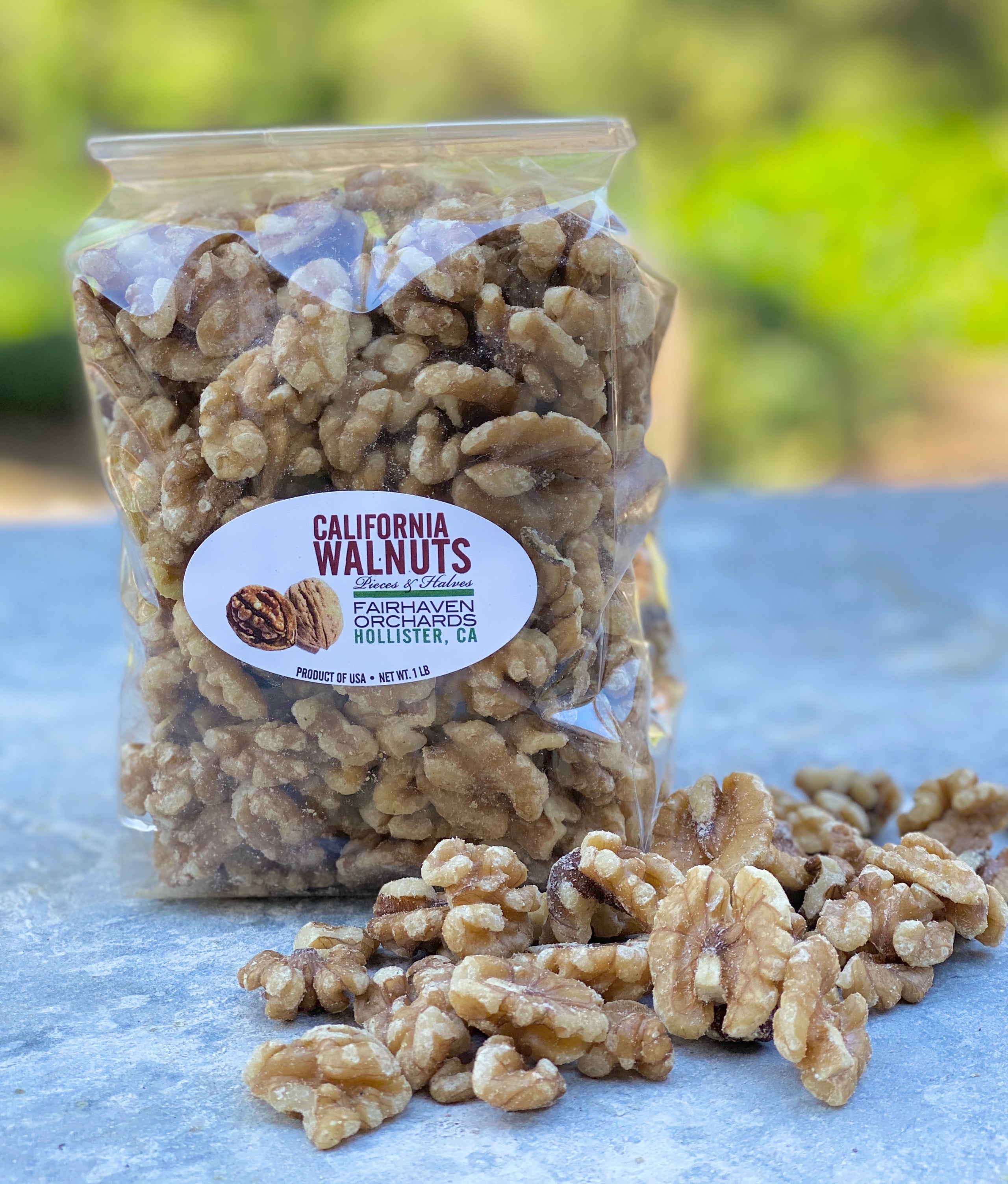 1 Pound Bag Walnuts | Fairhaven Orchards